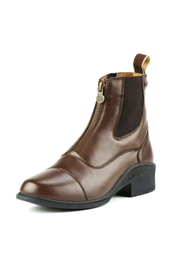 Adult Female Quantum Zip Paddock Boots, Color: Brown, Size: 6.5 (470802BRN-065)