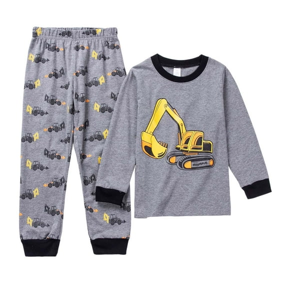 Size 6 Boys Clothes Boys Clothes Size 14-16 Youth Boys Clothes Print Boy Clothes Fall Winter Outfits Long-sleeved Hooded Sweatshirt Pants 2Pcs Set