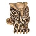 thumbnail image 1 of Size 6 Solid copper Owl ring, 1 of 2