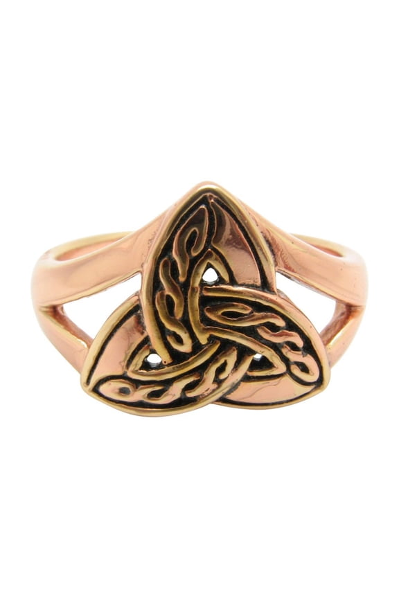 Size 6 Solid copper band ring CRI657- 1/2 an inch wide