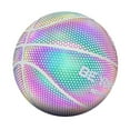Size 7 Glowing Reflective Basketball Battery Light Up Basketball Glow