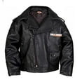 thumbnail image 1 of Size 7 Little Boys' Upwing Eagle Biker Pleather Jacket Blk (7) 0386074, 1 of 2