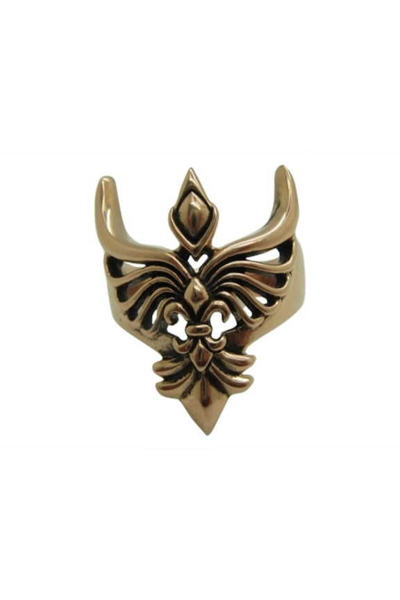 Size 7 Solid copper band ring CRI1742- 3/8 of an inch wide.