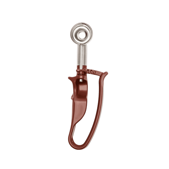 VODOMAX Stainless Steel Portion Control Scoop for Toppings & Dough, #70, 0.46 oz, Burgundy