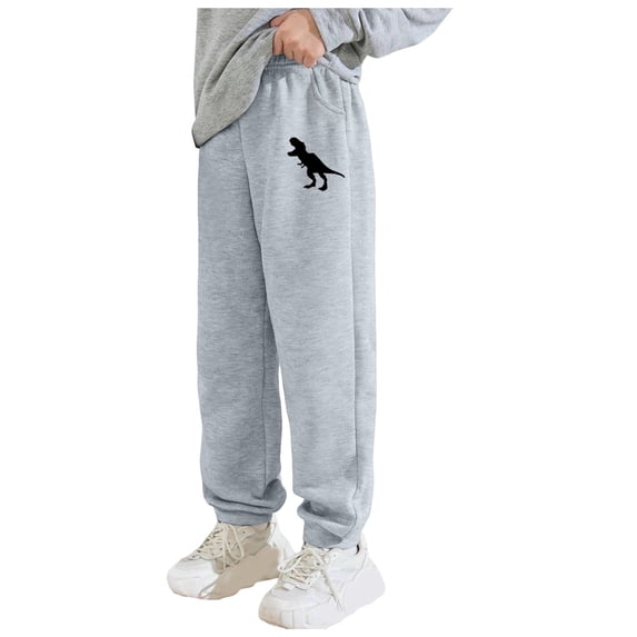 Size 8 Boys Clothes Boys Clothes Size 8 Boys' Active Basic Fleece Jogger Pants Kids Casual Pants with Pocket Light Gray 12-14 Years