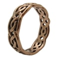 thumbnail image 1 of Size 8 Solid copper Celtic band ring CRI116- 3/16" Wide, 1 of 2