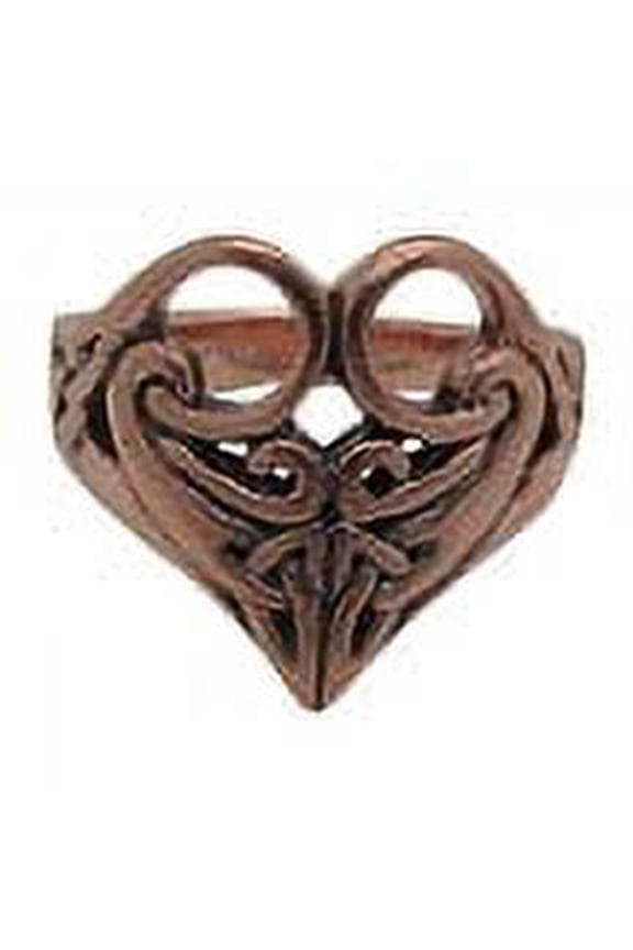 Size 8 Solid copper band ring CRI637- 1/2 an inch wide