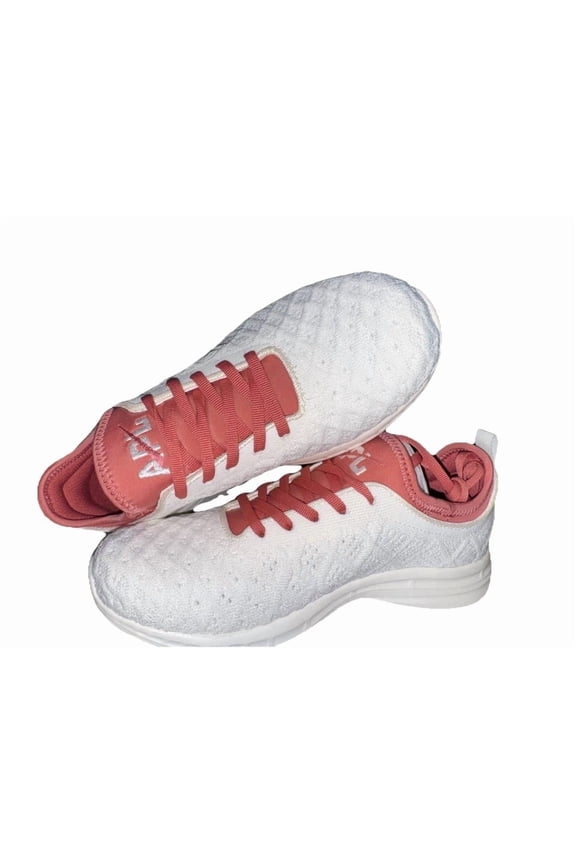 Size 8 Womens APL Athletic Propulsion Labs Techloom Phantom Sneakers Ivory/Cedar
