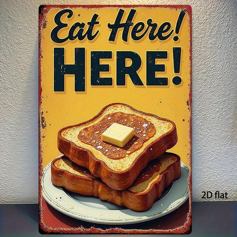 Size: 8 x 12 inches Vintage Metal Sign 