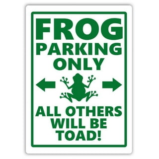 Amazon.com: Frog Parking Only Funny Bar Wall Decor Home