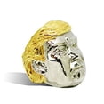 thumbnail image 1 of Size 9 Donald Trump MAGA Fashion Gold Silver Plated Ring, 1 of 1