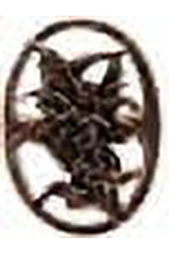 Size 9 Solid Copper Ring #CRI526 - 5/8 of an inch wide x 7/8 of an inch long