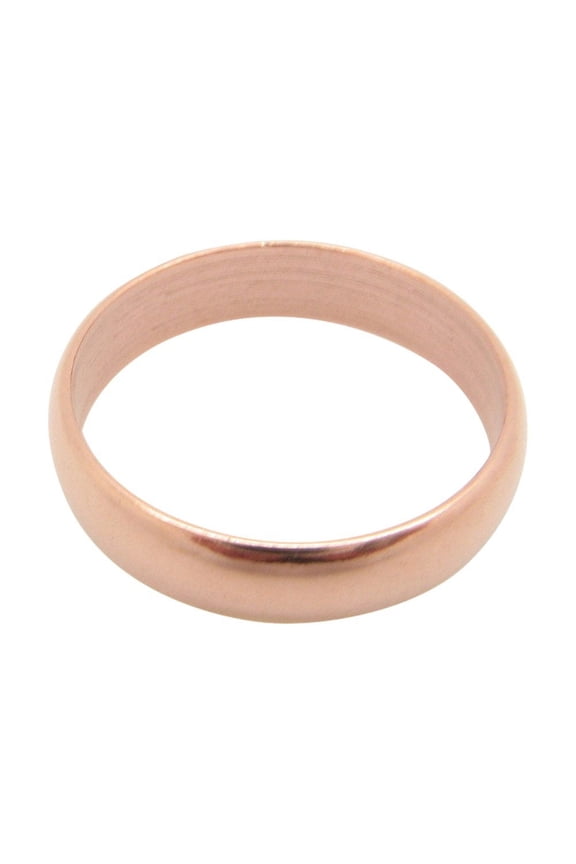 Size 9 Solid copper band ring CR39T- 4.8mm wide.