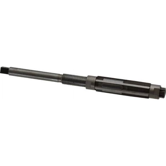 Size B Hand Adjustable Reamer, Straight Shank, High Speed Steel, 5-3/4" OAL