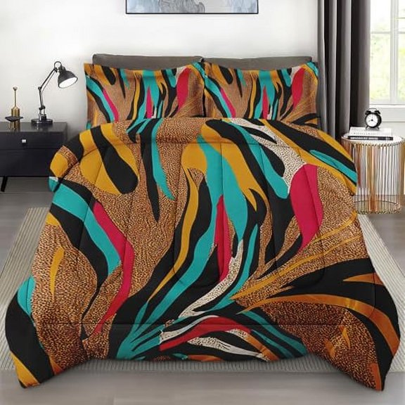 Size Comforter Set with 2 Pillowcases Floral Rose Space Heart Bedding Set r Flower Love Pink Retro Bedroom Bed Set for Kids and Adults