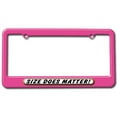 thumbnail image 1 of Size Does Matter - Funny License Plate Frame, 1 of 1