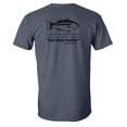 thumbnail image 1 of Wildlife Outfitters Men's 'Size Does Matter' Fishing Shourt Sleeve T-shirt, 1 of 2