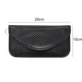 thumbnail image 1 of Faraday Bag for Key Fob(2 Pack), Faraday Cage Protector, Car RFID Signal Blocking Key Fob Protector, Double-Layers of Shielding Carbon Fiber Material Anti-Theft Faraday Pouch, 1 of 7