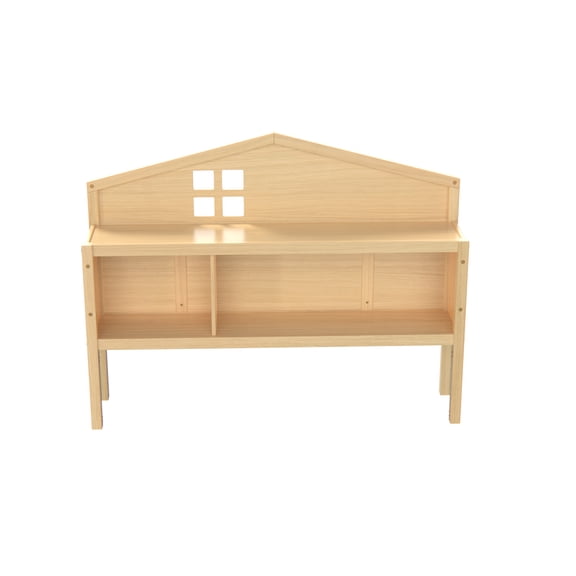 Size Floor Bed Headboard Cabinet - Store Books, & More Natural Build For Organize Your Bedroom Essentials