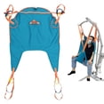 thumbnail image 1 of Size L Patient Lift Sling for Home Use, Padded U-Sling with Adjustable Head Support, Divided Leg Design for Toileting, Universal Fit, Supports up to 500 lbs, 1 of 7