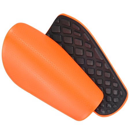 Size M Soccer Shin Guards, EVA Cushion Protection Sport Protective Pad, Orange