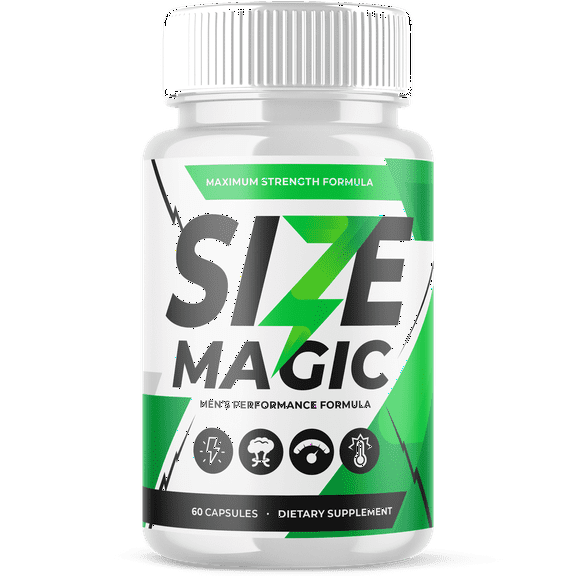 Size Magic Advanced Formula Pills All Natural Vitamin Supplement SizeMagic 60 Capsules