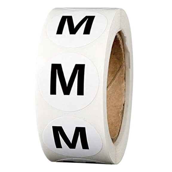 Size Marking Stickers For Clothing And Home Use Durable Paper Labels For Organizing Wardrobe And Retail Stores