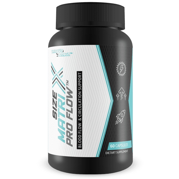 Size Matrix Pro Flow - Our Best Blood Flow Supplement - Blood Circulation Supplements - Blood Circulation Supplements for Men - Blood Circulation Supplements for Women - Poor Circulation Supplements