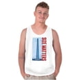 thumbnail image 1 of Size Matters Funny Washington DC Tank Top Sleeveless Tee Men Brisco Brands S, 1 of 5