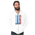 thumbnail image 1 of Size Matters Funny Washington DC Zip Hoodie Sweatshirt Men Brisco Brands X, 1 of 5