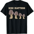 thumbnail image 1 of Size Matters Morel Mushroom Tshirt Gifts T-Shirt, 1 of 4