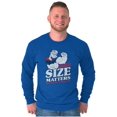 thumbnail image 1 of Size Matters Popeye The Sailor Man Men's Long Sleeve Tee T Shirt Brisco Brands M, 1 of 6