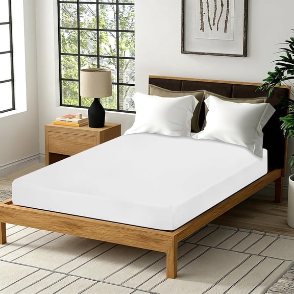 Size Mattress, 5 Inch Memory Mattress - Medium-Firm, Breathable Bed, Gel Mattresses with Removable Cover for , White