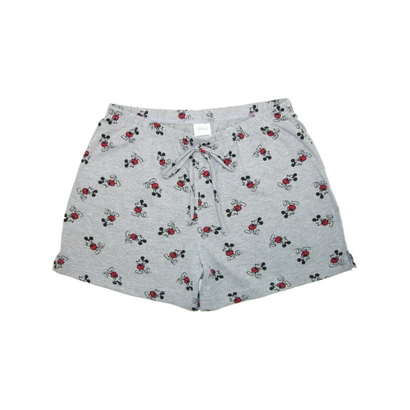 Size Medium Mickey Mouse Pajama Shorts, Grey
