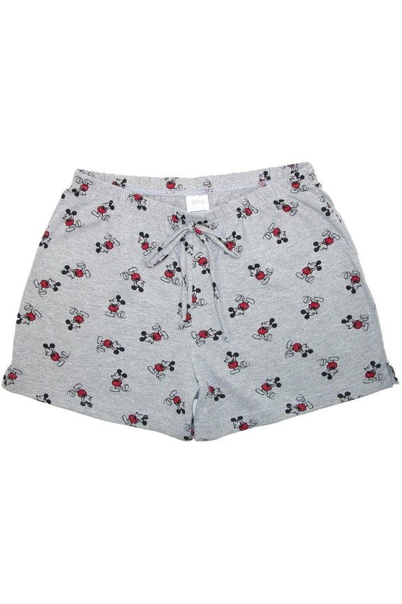 Size Medium Mickey Mouse Pajama Shorts, Grey