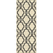 Size Moroccan Trellis Rubber Backed Non-Slip Hallway Stair Runner Rug 22in X 6ft