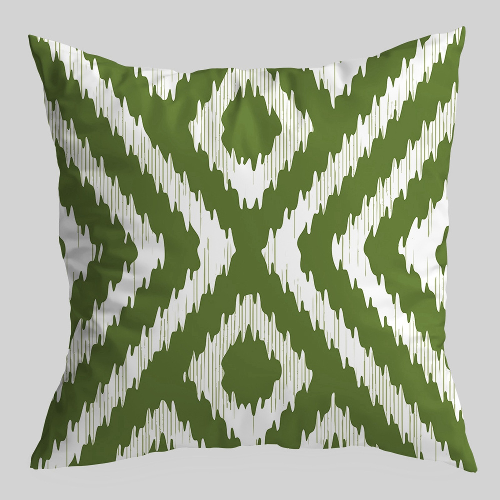 Size Pillowcases Spring Green Retro Geometric Throw Pillow Cover Garden