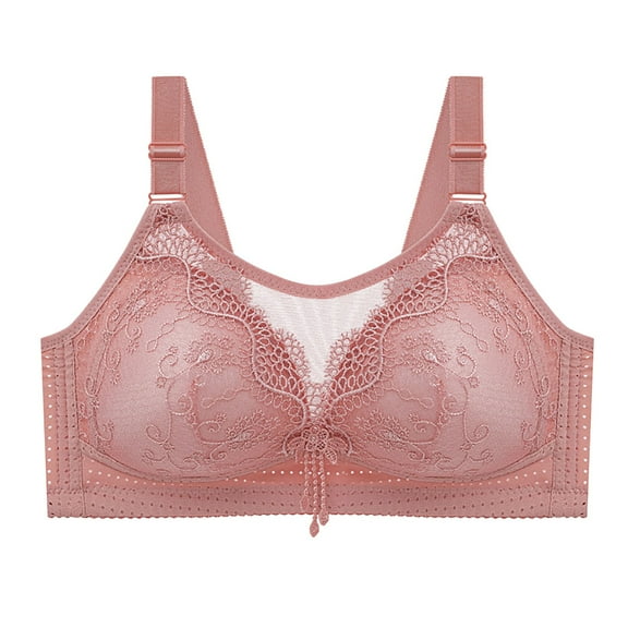 Size S-2XL Bras for Women, Large Size Bra Wireless Elastic Solid Bra Adjustable Shoulder Straps Yoga Sports Bras