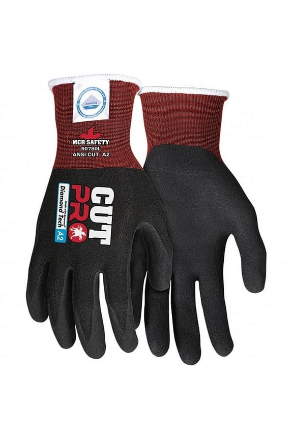 Size S, ANSI Cut Lvl A4, Nitrile Coated Dyneema or Dyneema Alternative Cut Resistant Gloves