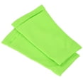 thumbnail image 1 of Size S Soccer Shin Guard Socks, Breathable Sleeves for Running, Green 2 Pack, 1 of 5