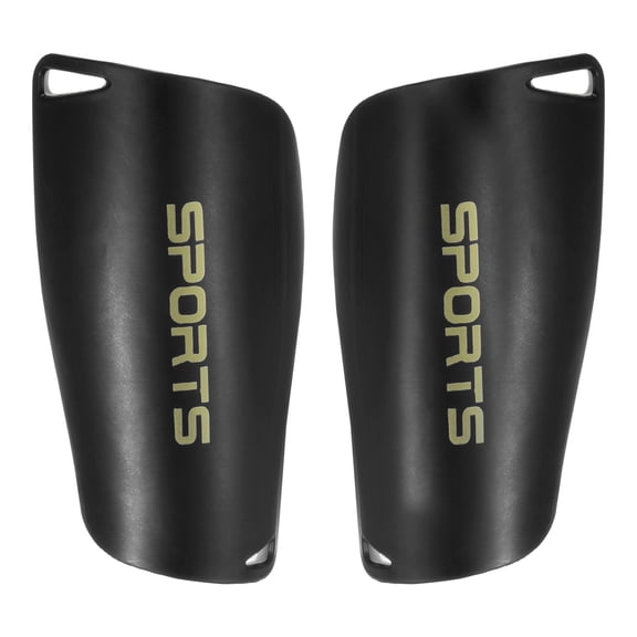 Size S Soccer Shin Pads, 2 Pack Sport Protective Guard for Youth, Black