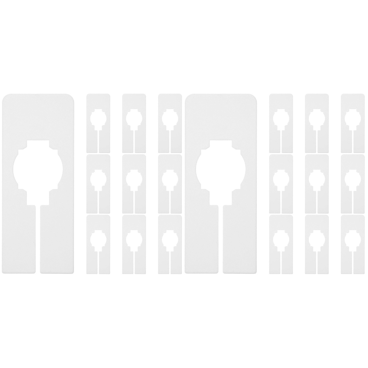 Size Separator Closet Hanger Dividers Clothes for Home Dreses Coat ...