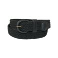 thumbnail image 1 of Size Small Mens Elastic 1 1/4 Inch Braided Stretch Belt, Black, 1 of 2