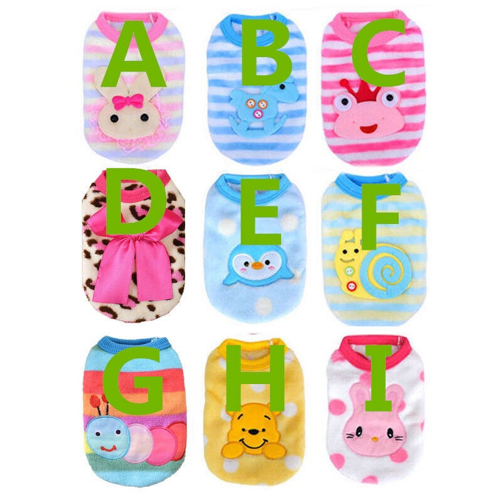 Size XXXS XXS X Small Dog Clothes for Cat Toy Teacup Puppy Chihuahua Yorkie