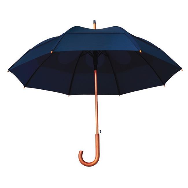 Size one size Auto Open Vented Stick Umbrella with Hook Handle