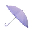 thumbnail image 1 of Size one size Kid's Hook Handle Ruffled Umbrella, 1 of 4