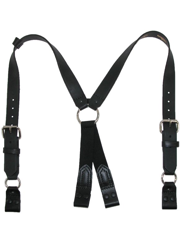Fireman Suspenders Leather