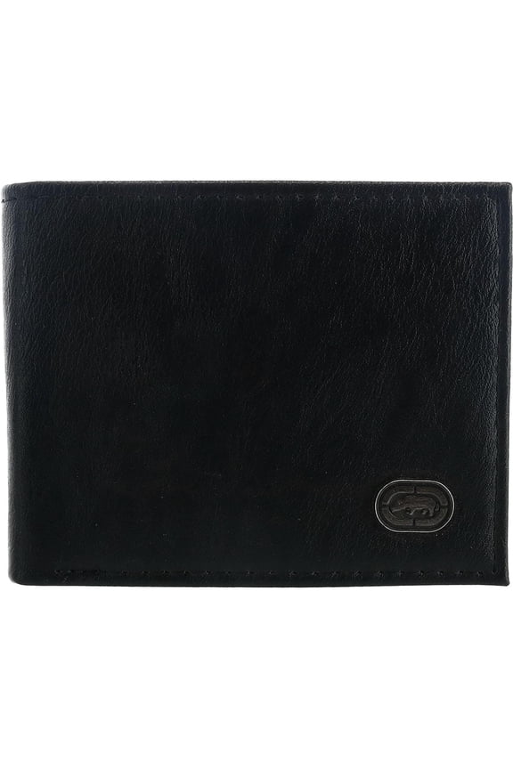 Ecko Unltd World Famous Rhino Men's Bifold Wallet Black