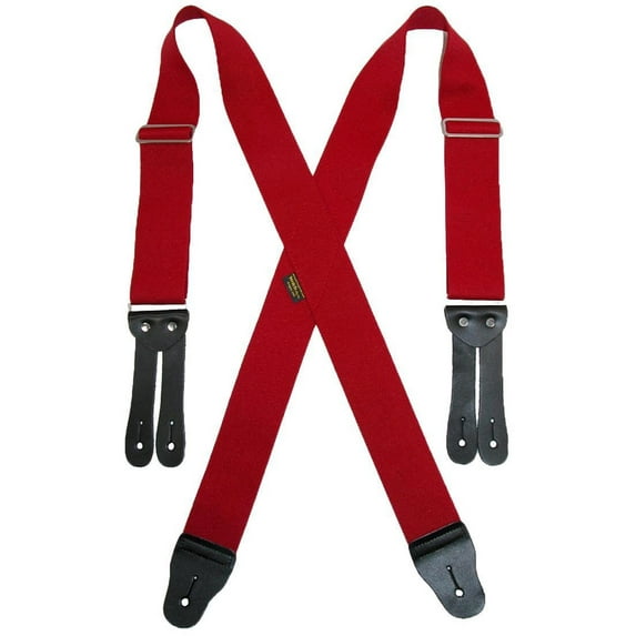 Size one size Men's Elastic Button End Work Suspenders