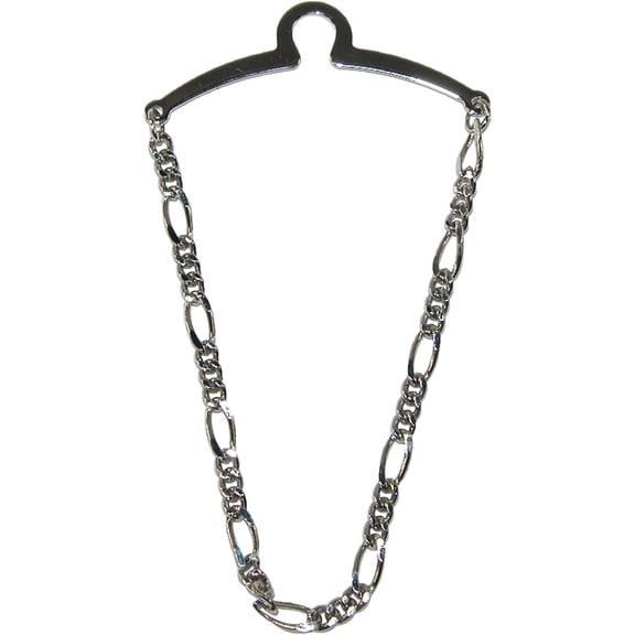 Size one size Men's Figaro Style Link Tie Chain